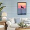 Stupell Industries USA Flag Against Sunset Floating Frame, design by Jeff Poe Photography